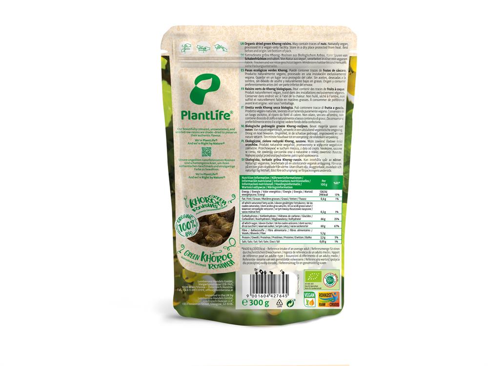 Organic Raw Manucca Raisins