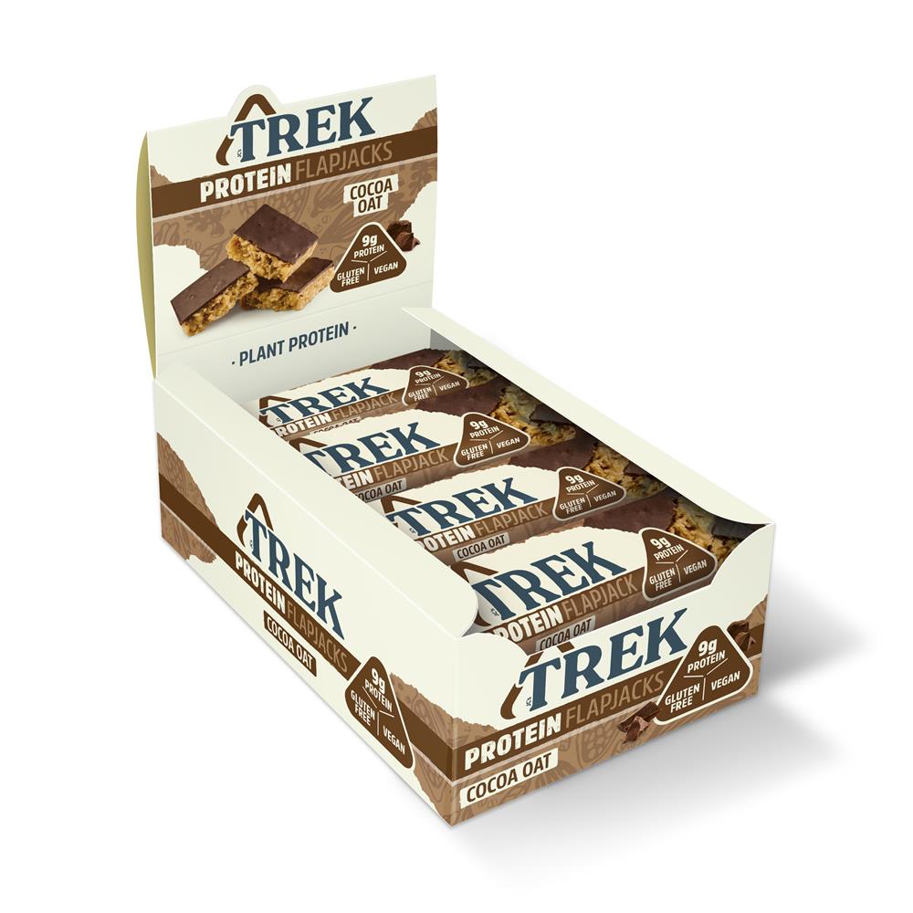 Trek Cocoa & Oat Flapjack (Pack of 16)
