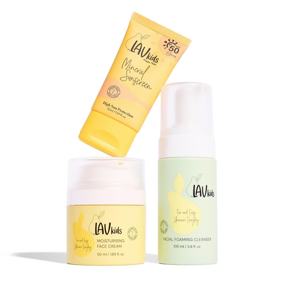 Facial Skincare Bundle for Kids Tweens and Pre Teens 3 each