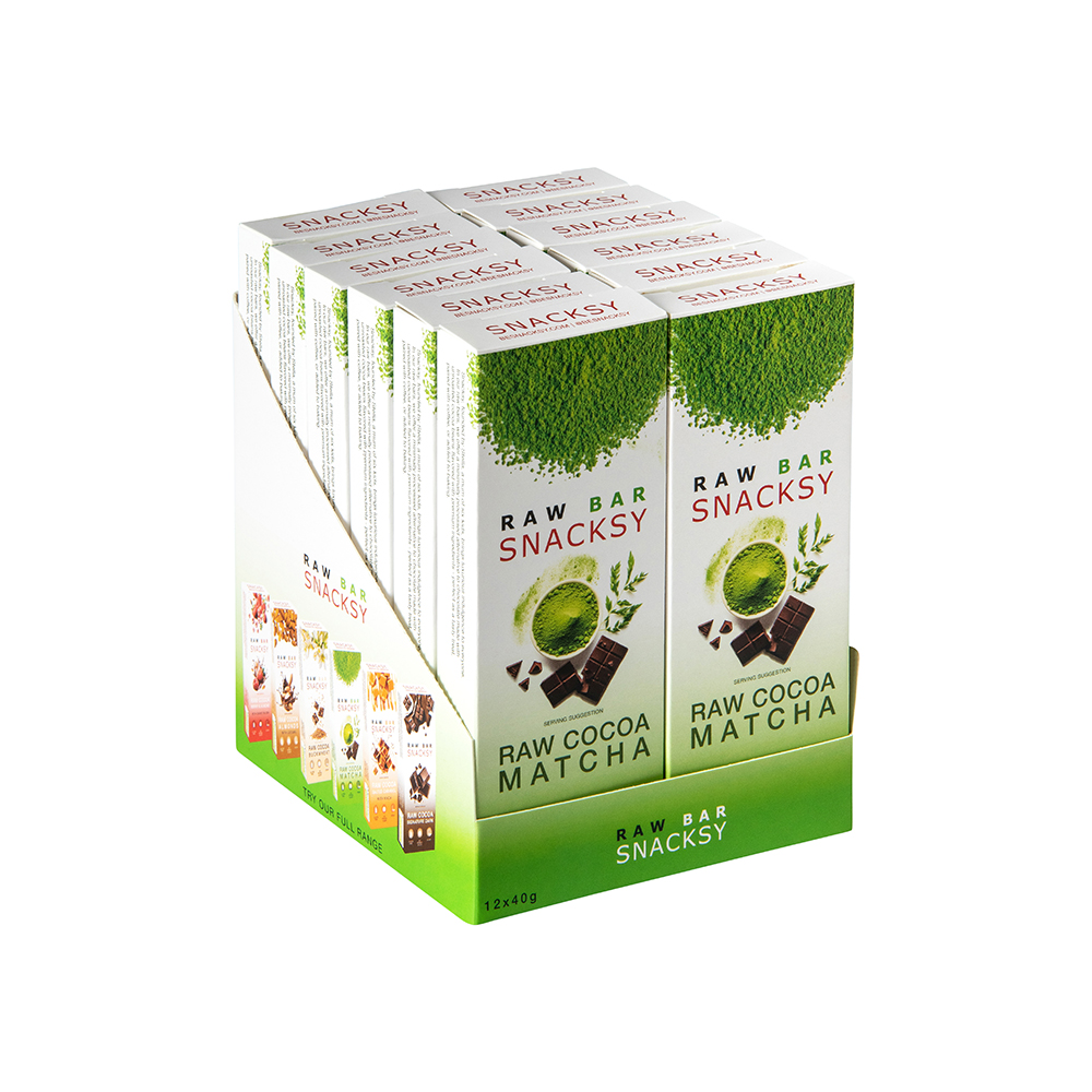 Raw Chocolate alternative Matcha 40g