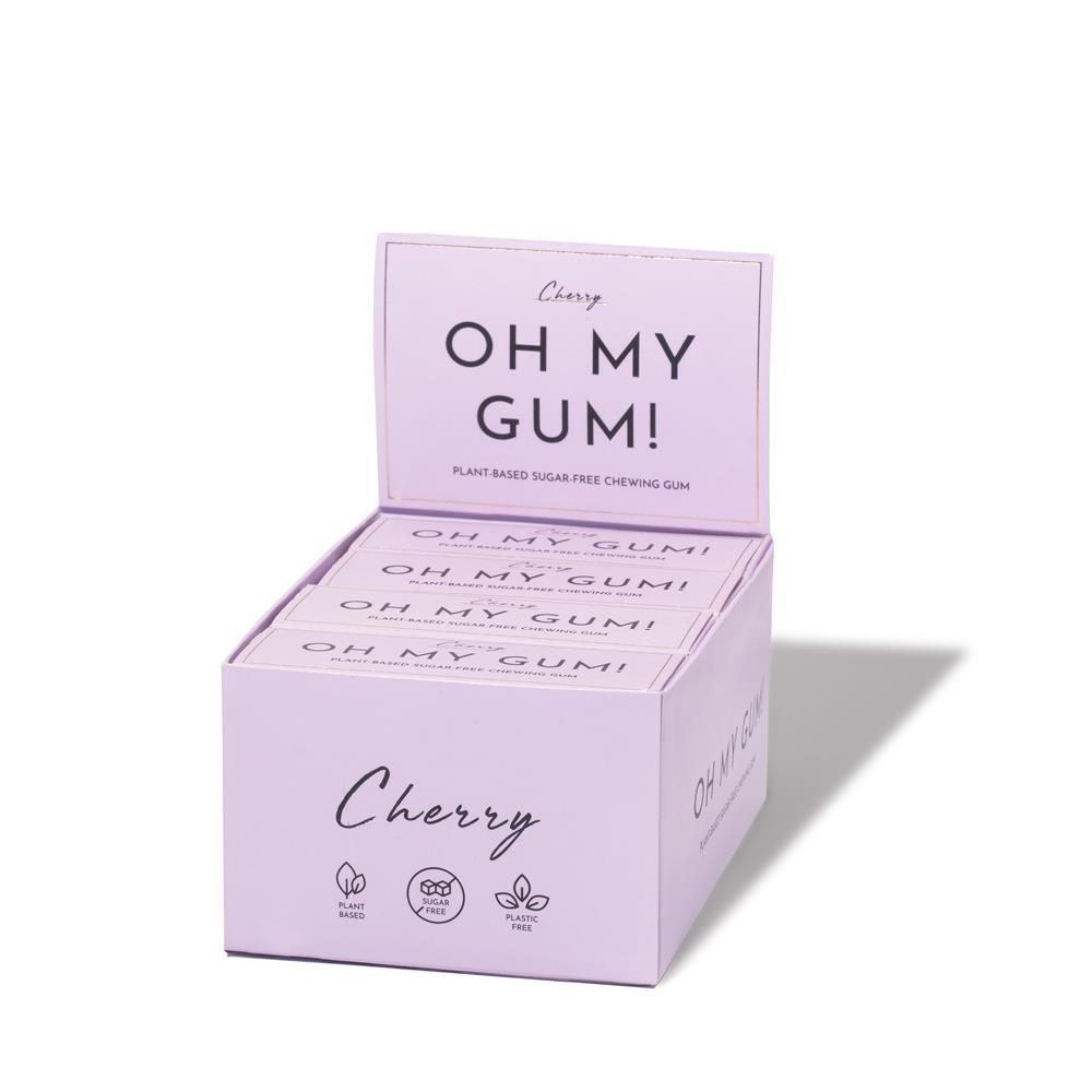 Chewing Gum - Cherry (Pack of 12)
