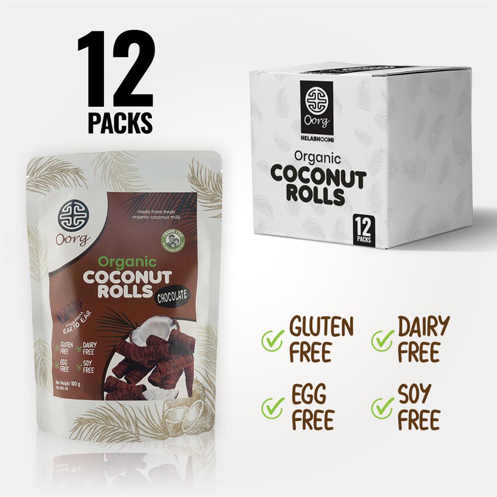 Coconut Rolls Chocolate (Pack of 12)