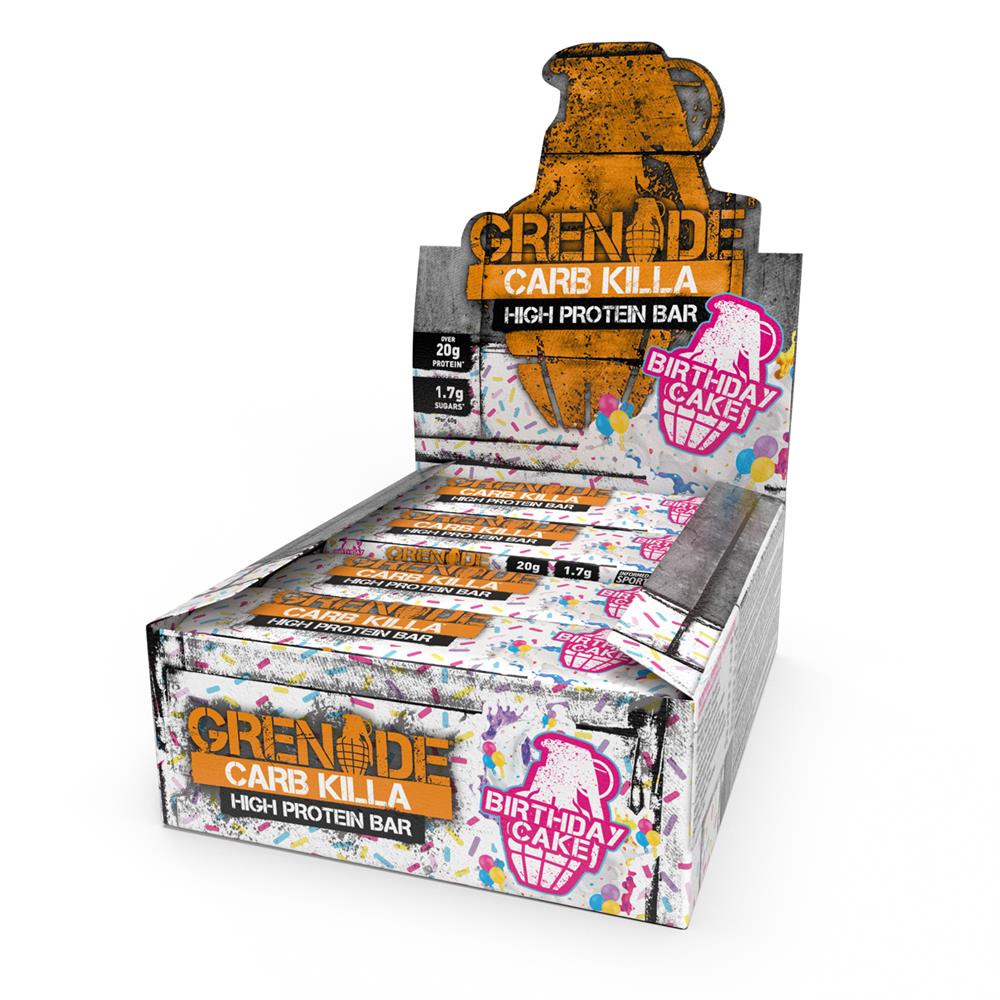 Carb Killa Birthday Cake Bar (Pack of 12)