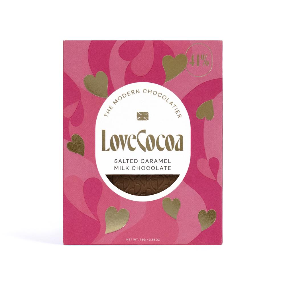 Salted Caramel Hearts Bar 70g
