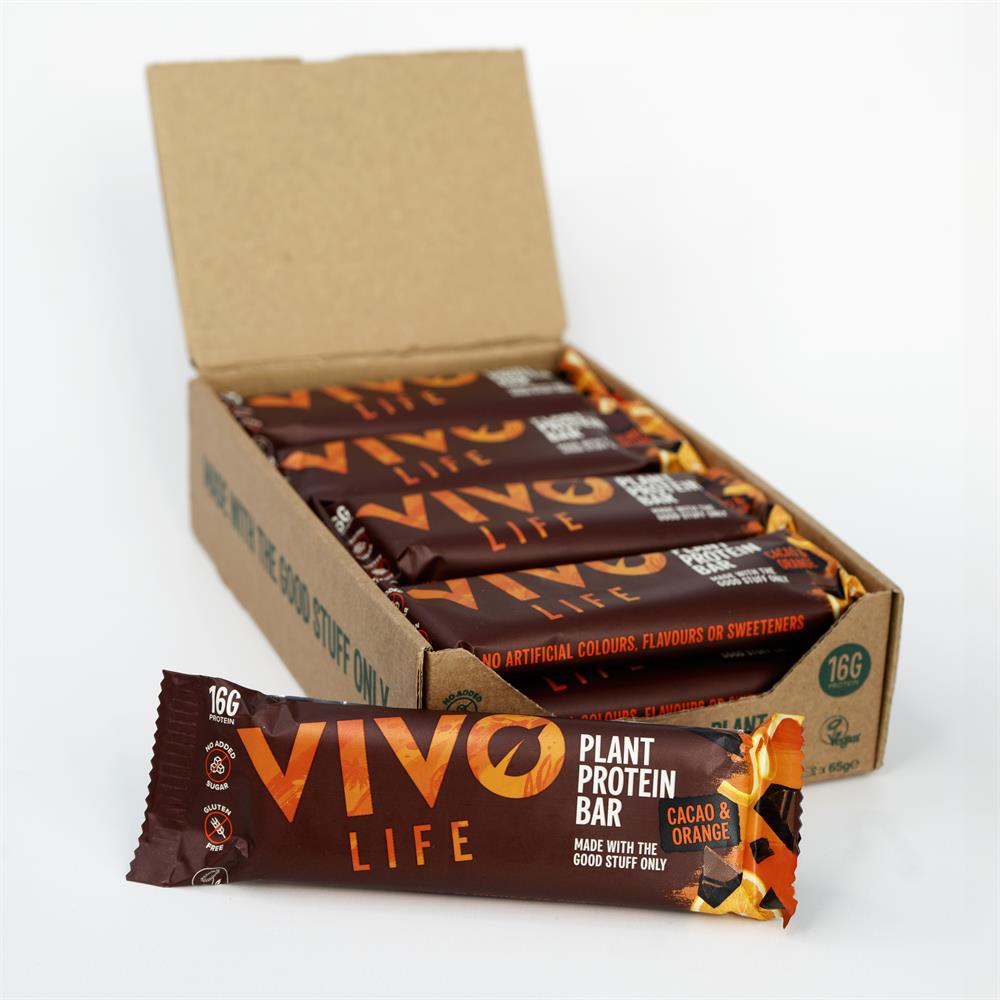 65g Plant Protein Bar Cacao & Orange