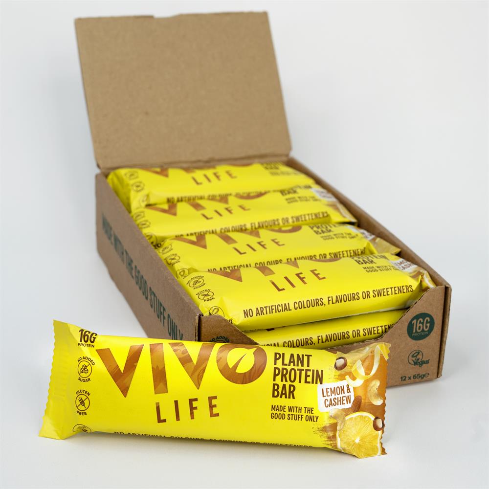 65g Plant Protein Bar Lemon & Cashew
