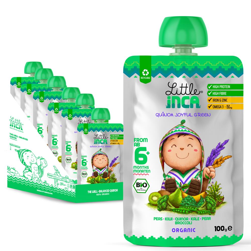 6m+ Quinoa Joyful Green (Pack of 6)