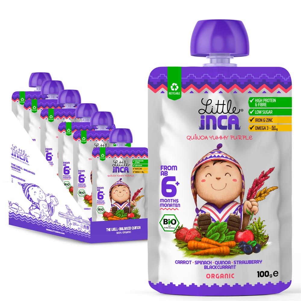 6m+ Quinoa Yummy Purple (Pack of 6)