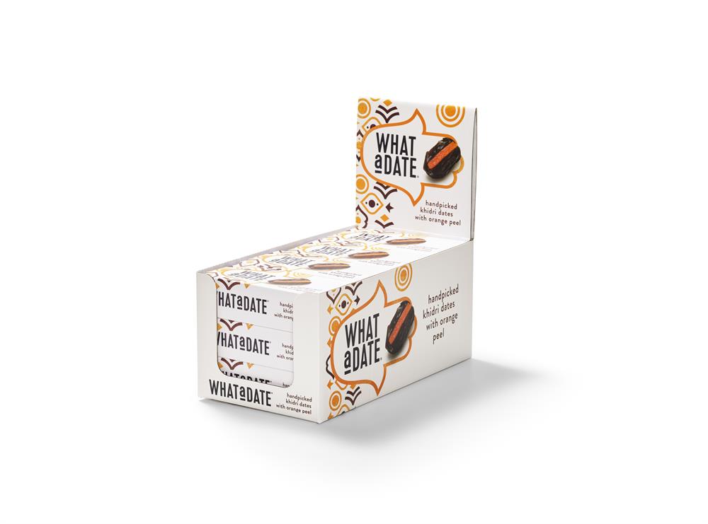 Organic Dates with Orange Peel - Snack Box 50g