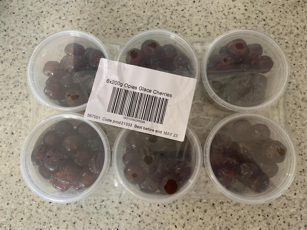 Glace Cherries (Pack of 6)