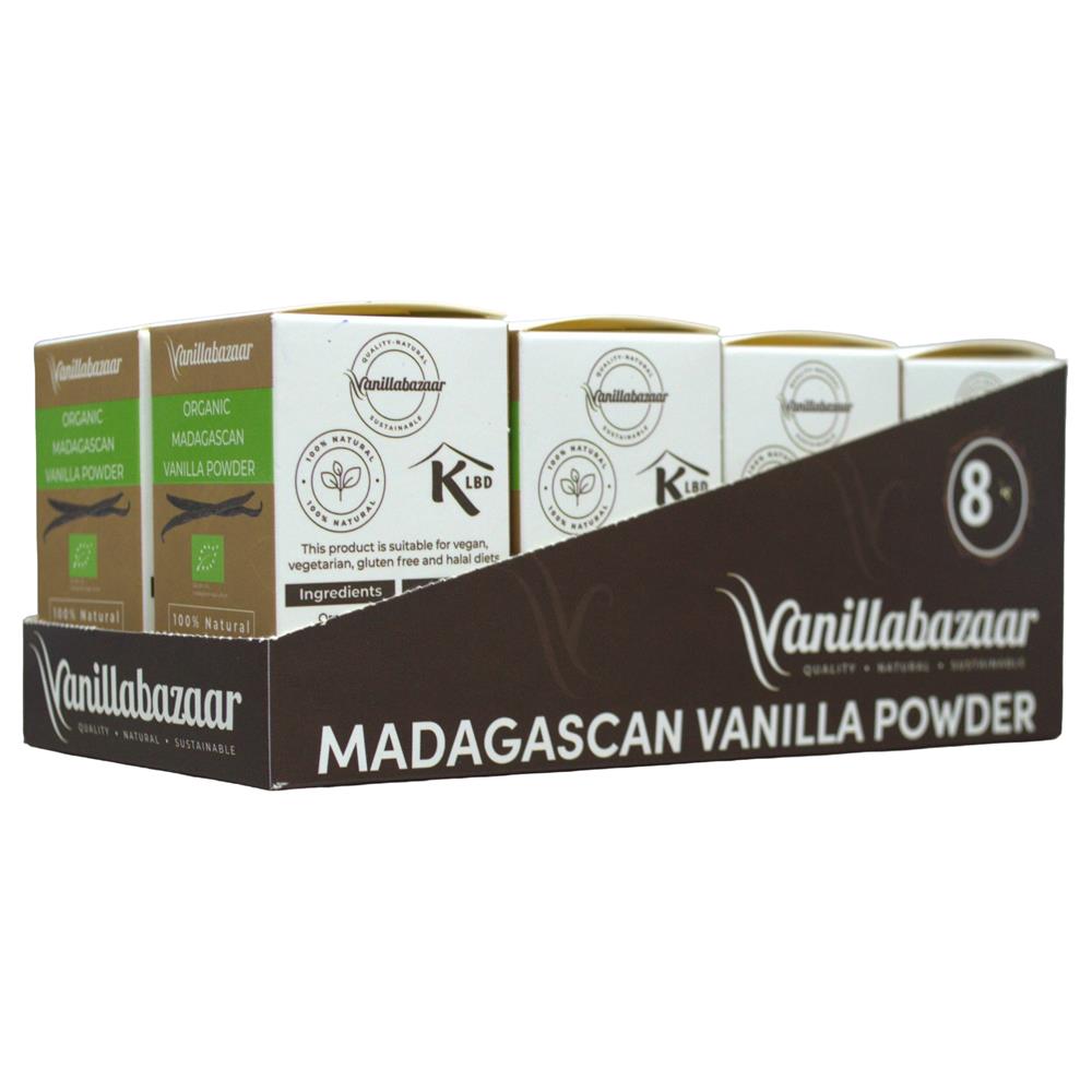 Organic Madagascan 100% Pure Vanilla Powder 20g