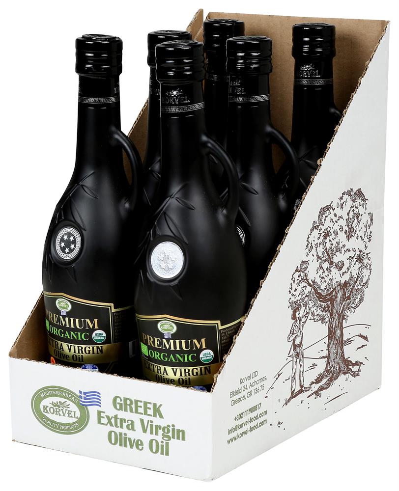 Greek Organic Extra Virgin Olive Oil PDO Kalamata Amphora 500ml