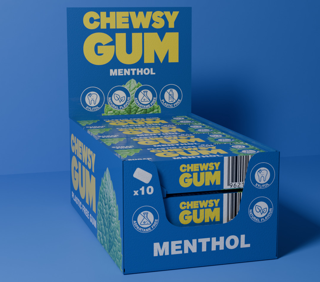 Chewsy Menthol Gum (Pack of 2)