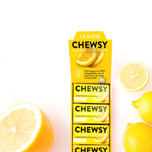 Chewsy Lemon Gum (Pack of 12)