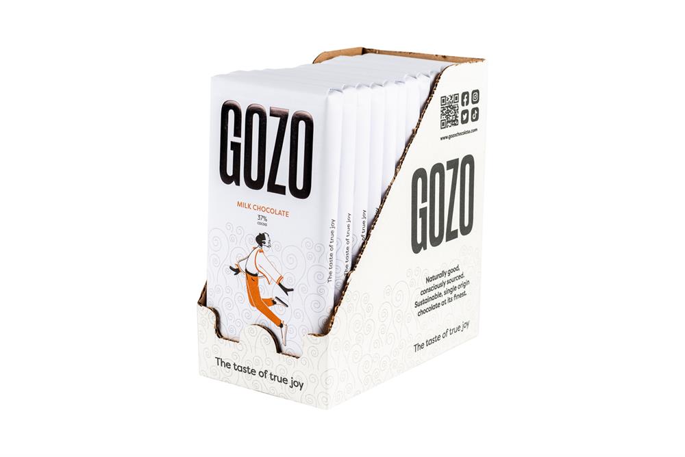Gozo Milk Chocolate 37% Cocoa (Pack of 2)