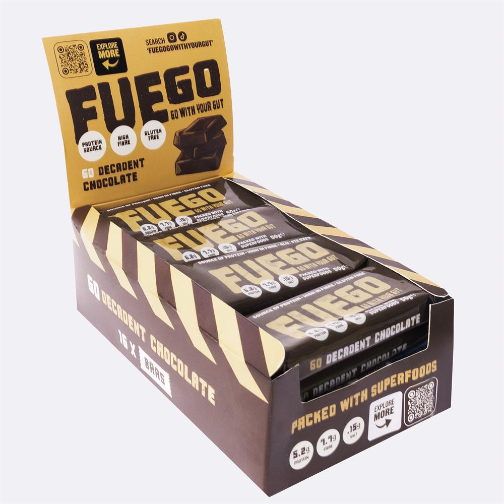 Chocolate Superfood Fibre Bar (Pack of 16)