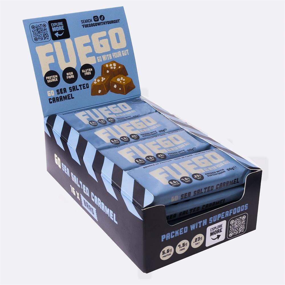 Salted Caramel Gut Health Fibre Bar 50g