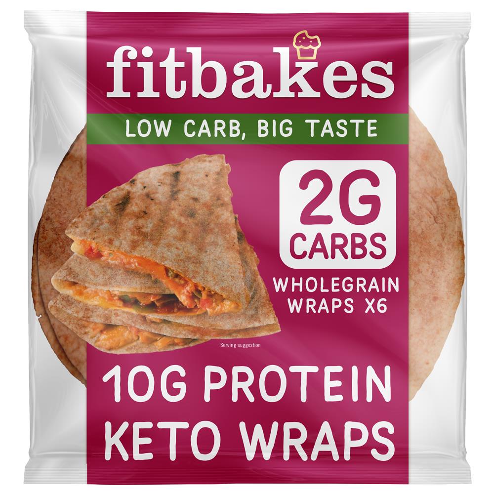 Keto 10G Protein Wholemeal Wraps 50g