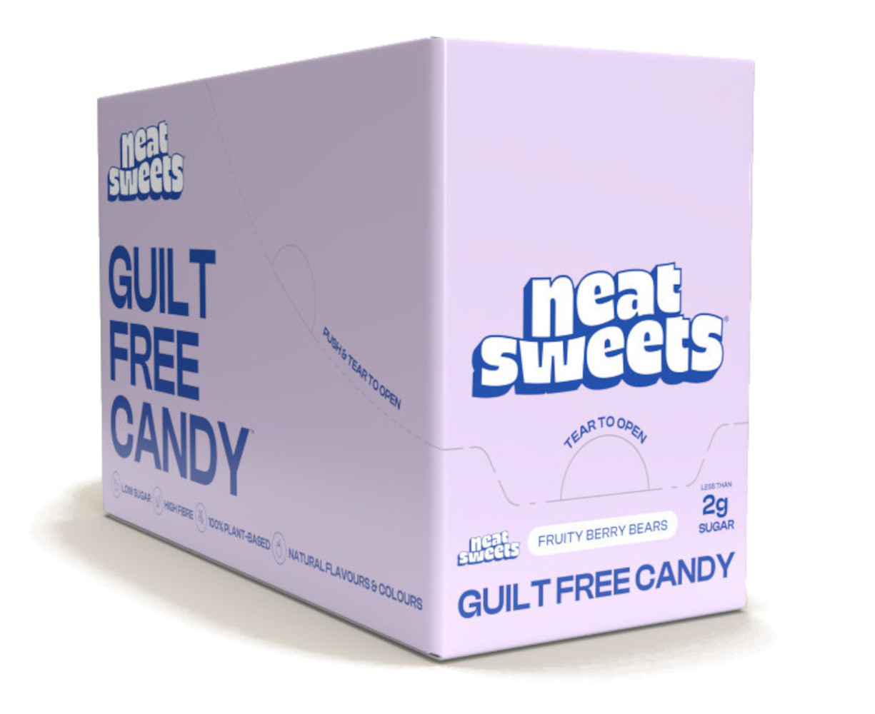Sweets Low Sugar Plant Based Fruity Berry Gummy Bears 50g