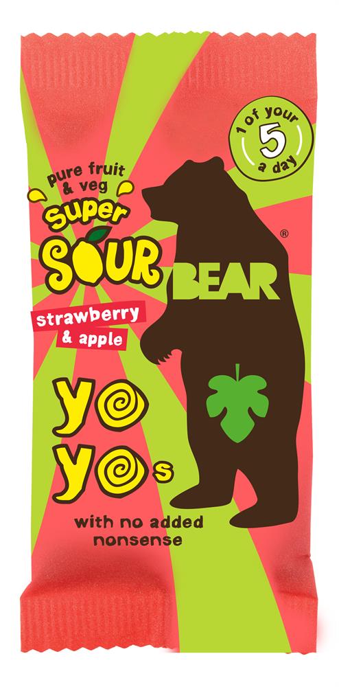BEAR Xtreme Strawberry Yoyo (Pack of 18)