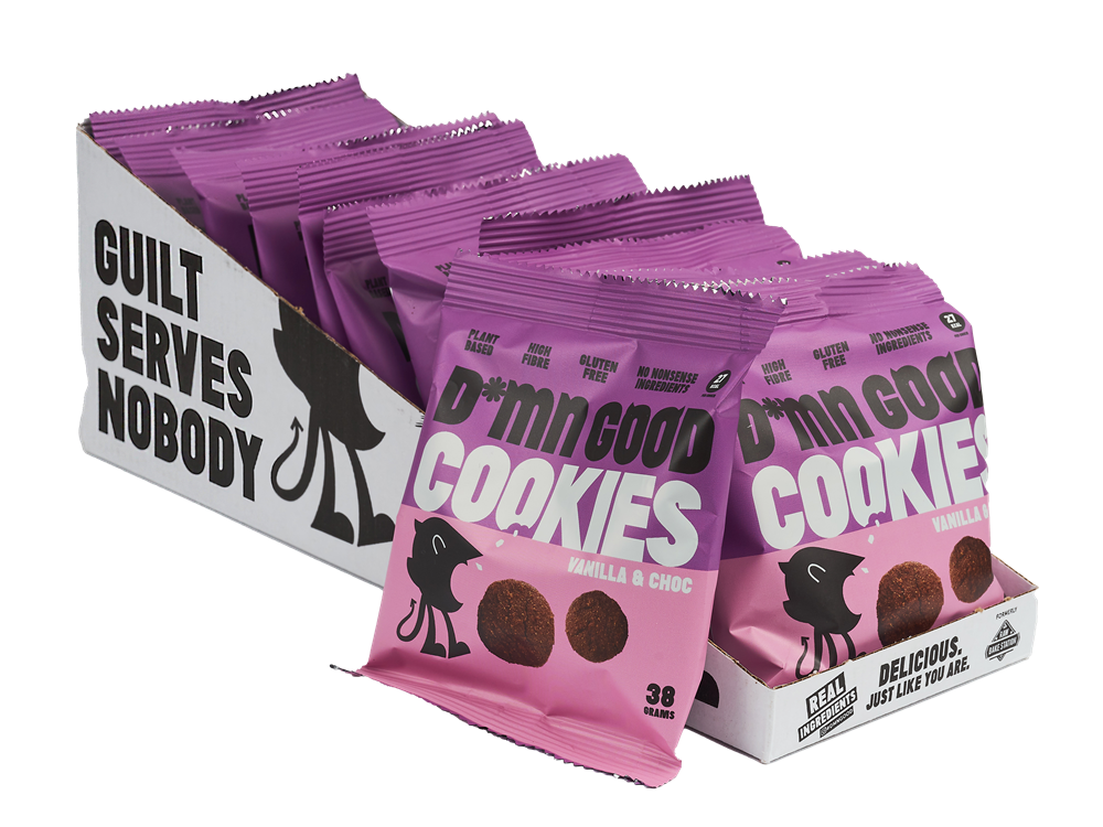 Vegan Vanilla & Chocolate Cookies 38g