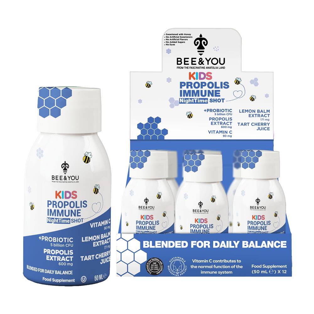 Kids Propolis Immune NightTime Shot - Probiotic