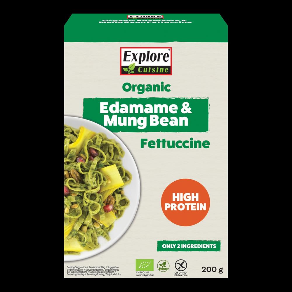 Edamame & Mung Bean Fettuccine