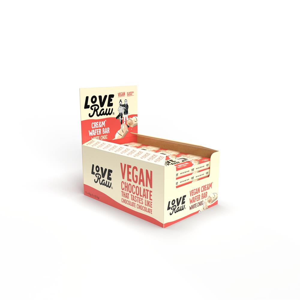 Cream Wafer Bar White Choc (Pack of 12)
