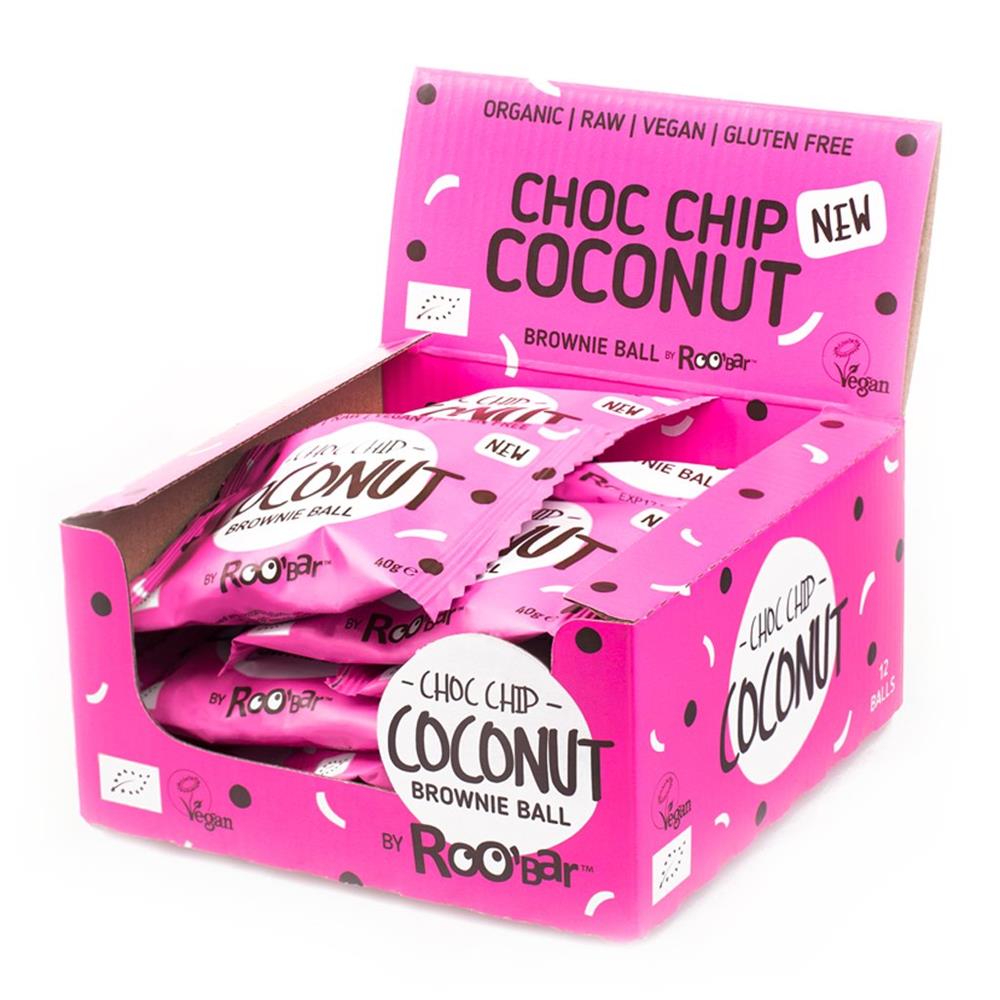 Brownie Ball Choc Chip Coconut (Pack of 4)