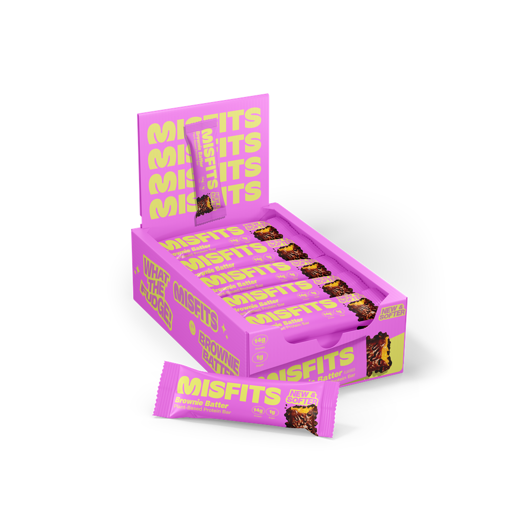 Misfits Plant-Based Brownie Batter Protein Bar 50g
