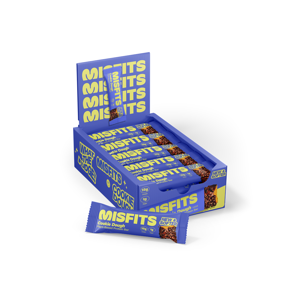 Misfits Plant-Based Cookie Dough Protein Bar 50g