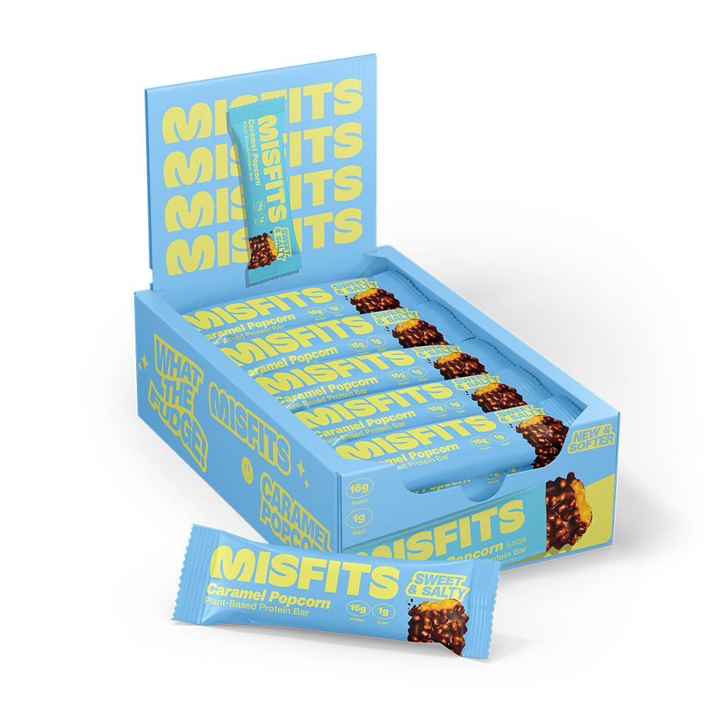 Plant-Based Caramel Popcorn Protein Bar 50g