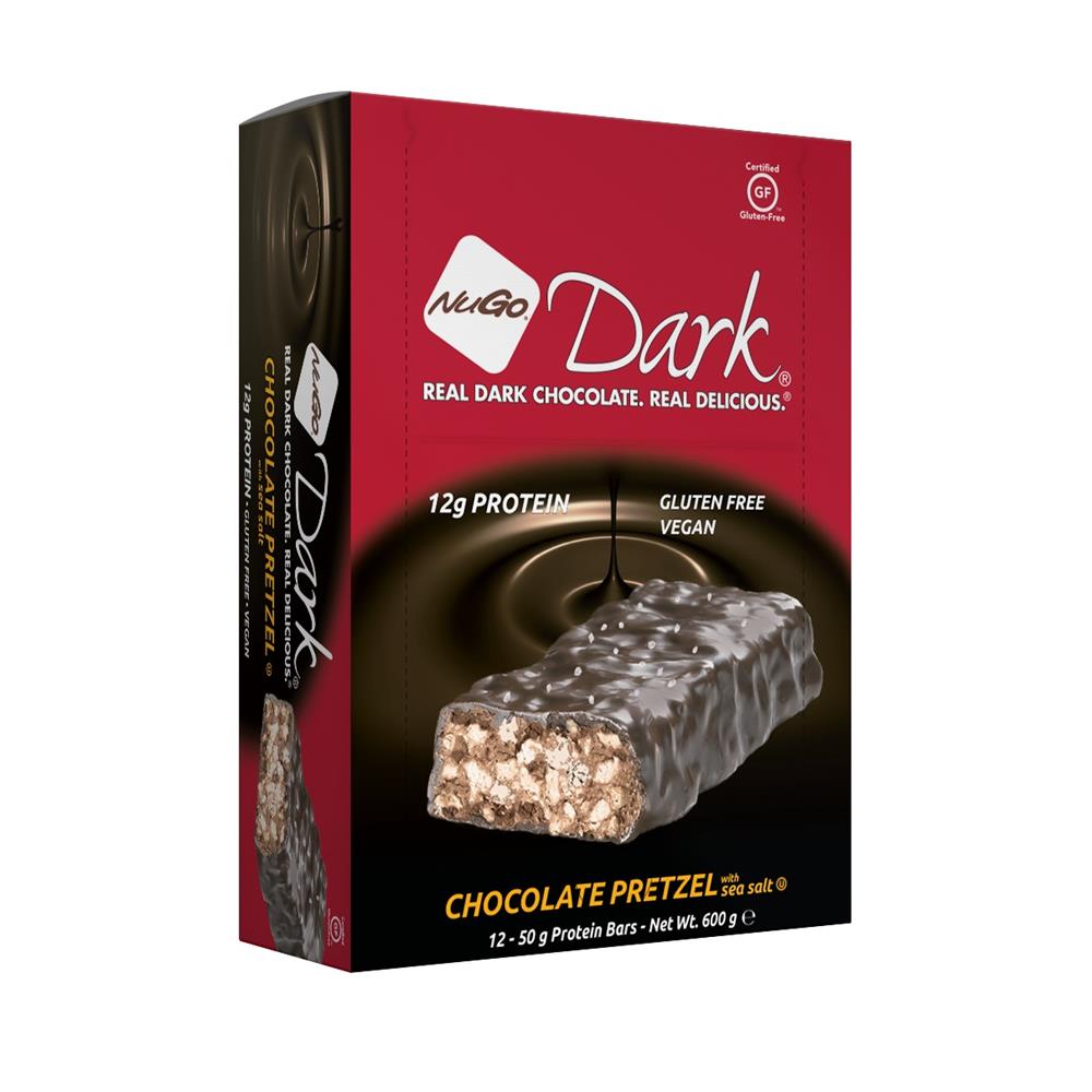 Dark Chocolate Pretzel Bar (Pack of 12)