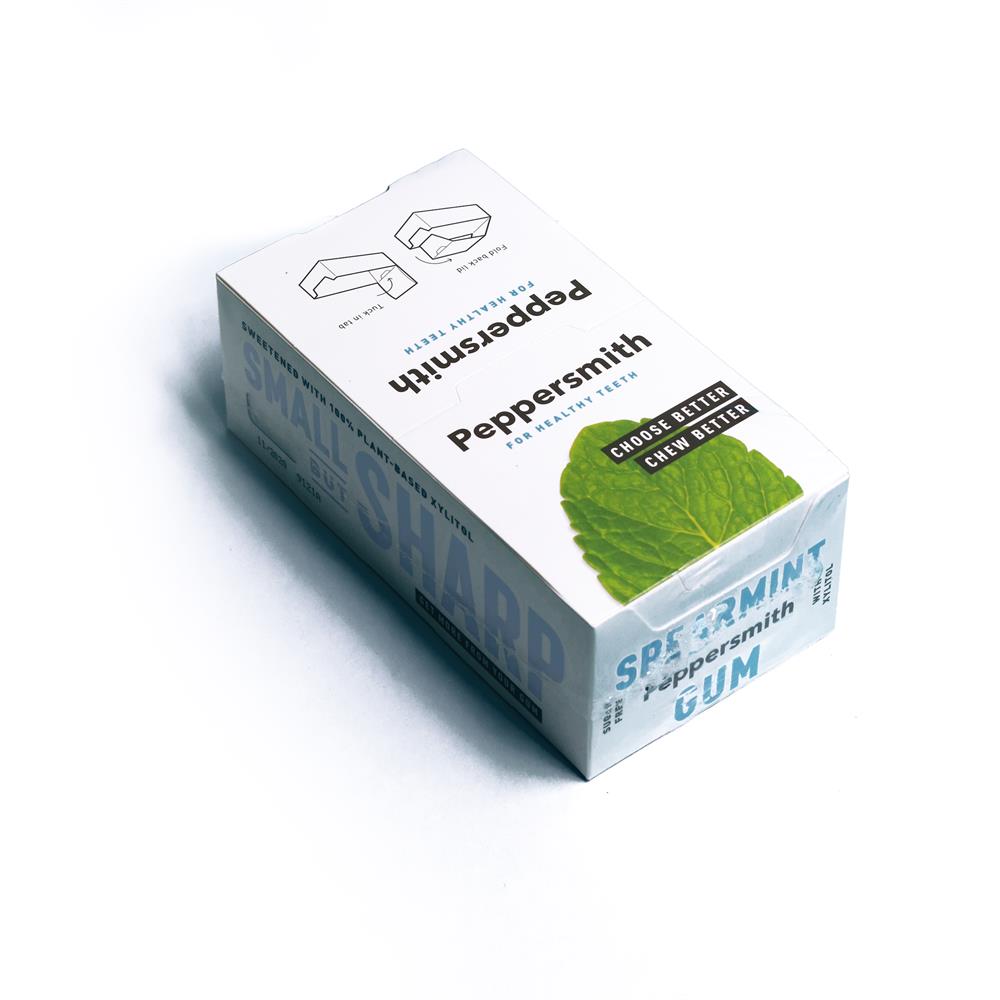 Spearmint Xylitol Gum (Pack of 12)