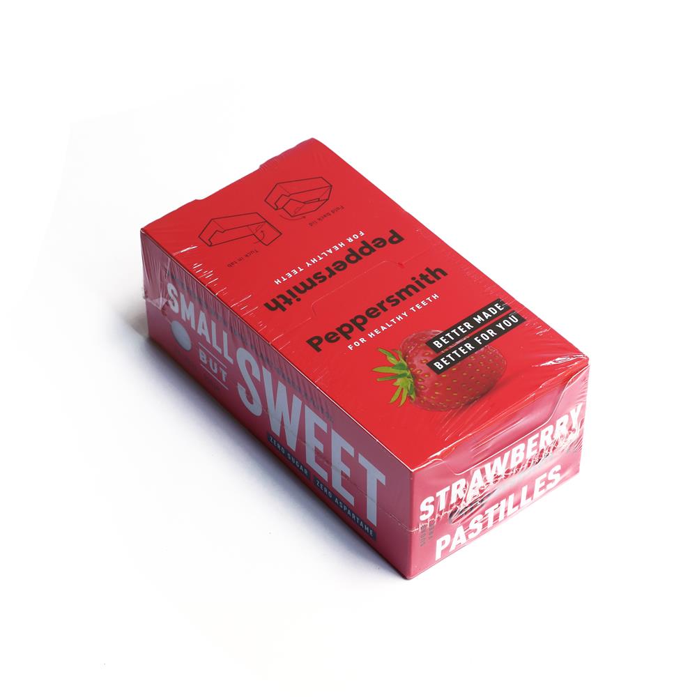 Strawberry Xylitol Pastilles (Pack of 12)