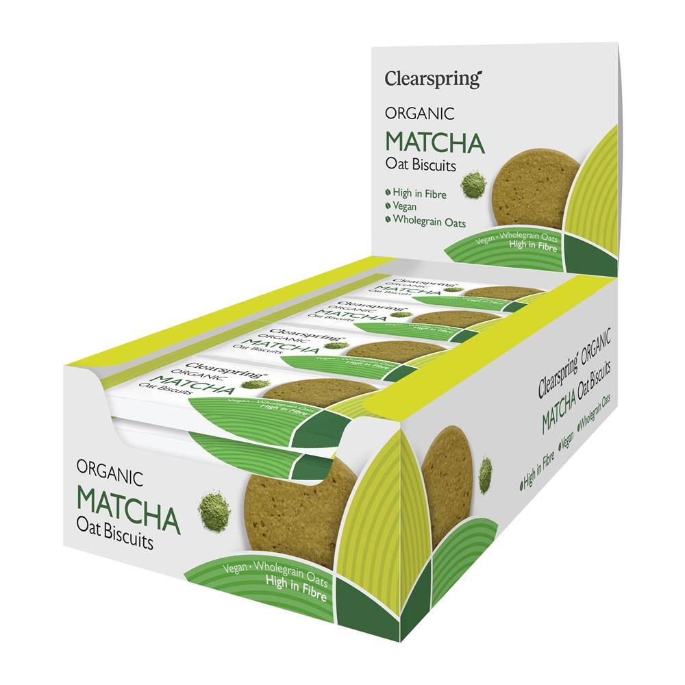 Organic Oat Biscuits - Matcha 40g