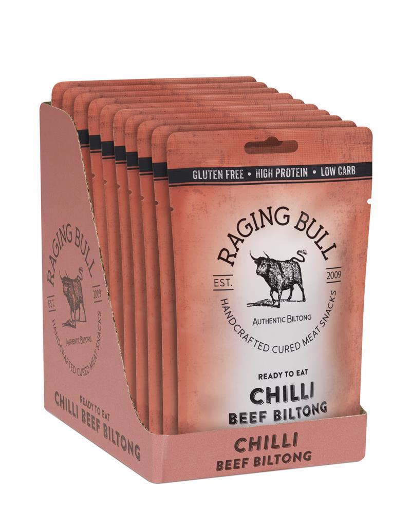 Chilli Beef Biltong (Pack of 10)
