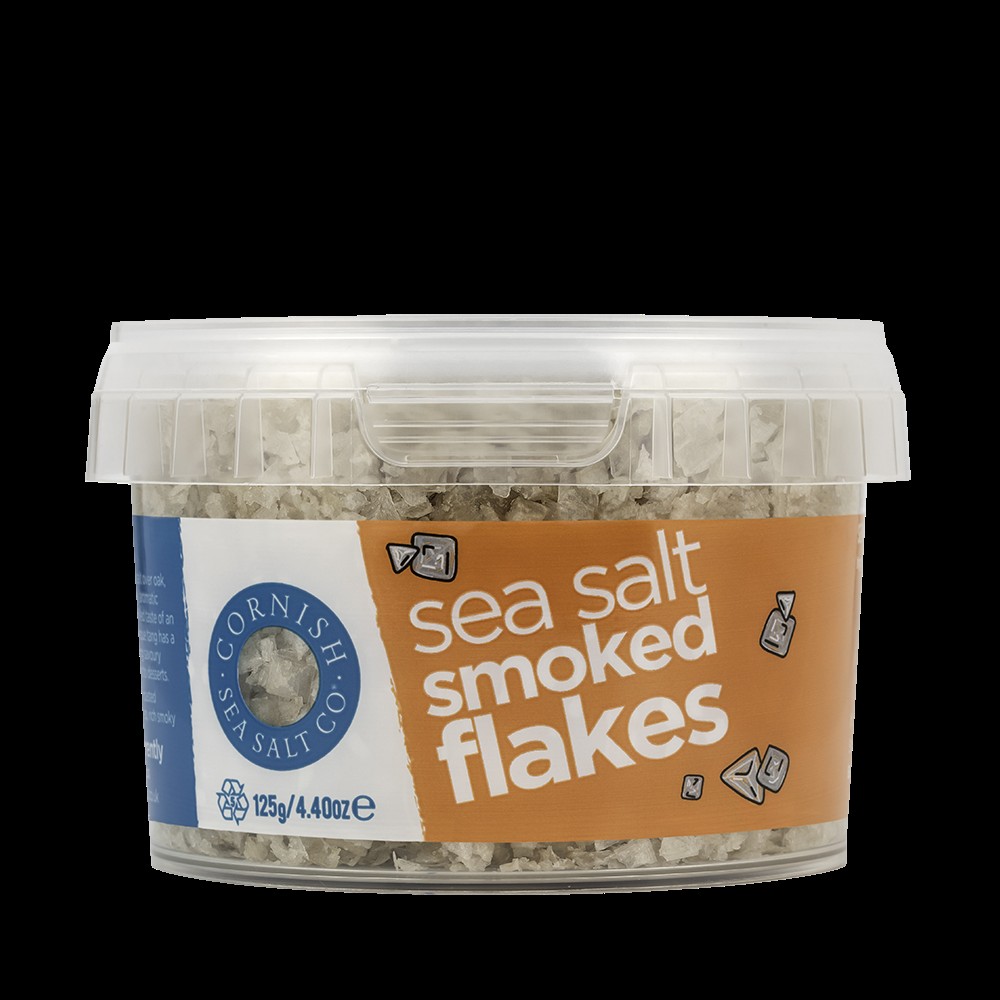 Cold Smoked Cornish Sea Salt Flakes 125g