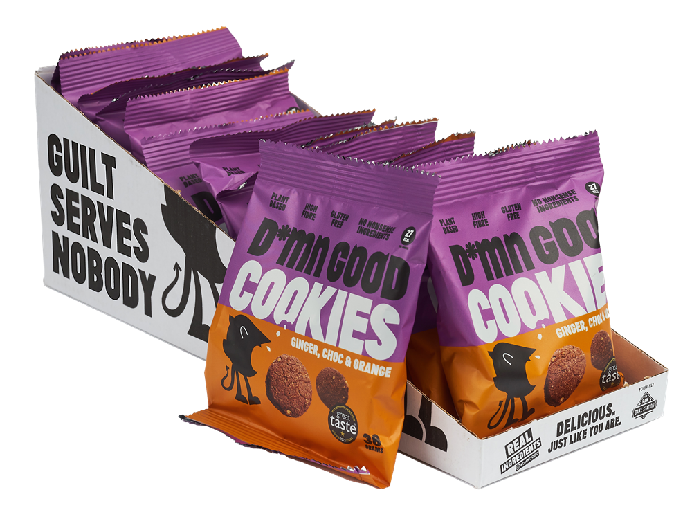 Vegan Ginger Choc Orange Cookies 38g