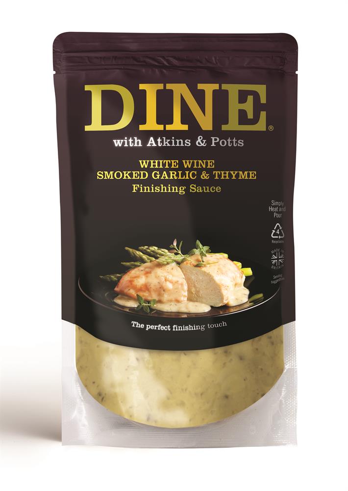 White Wine Smoked Garlic and Thyme Finishing Sauce 350g