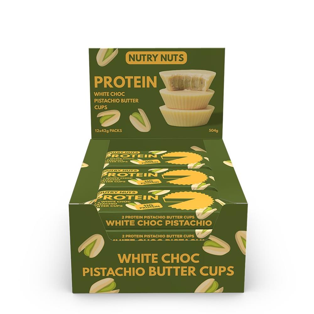 White Choc Pistachio Butter (Pack of 12)