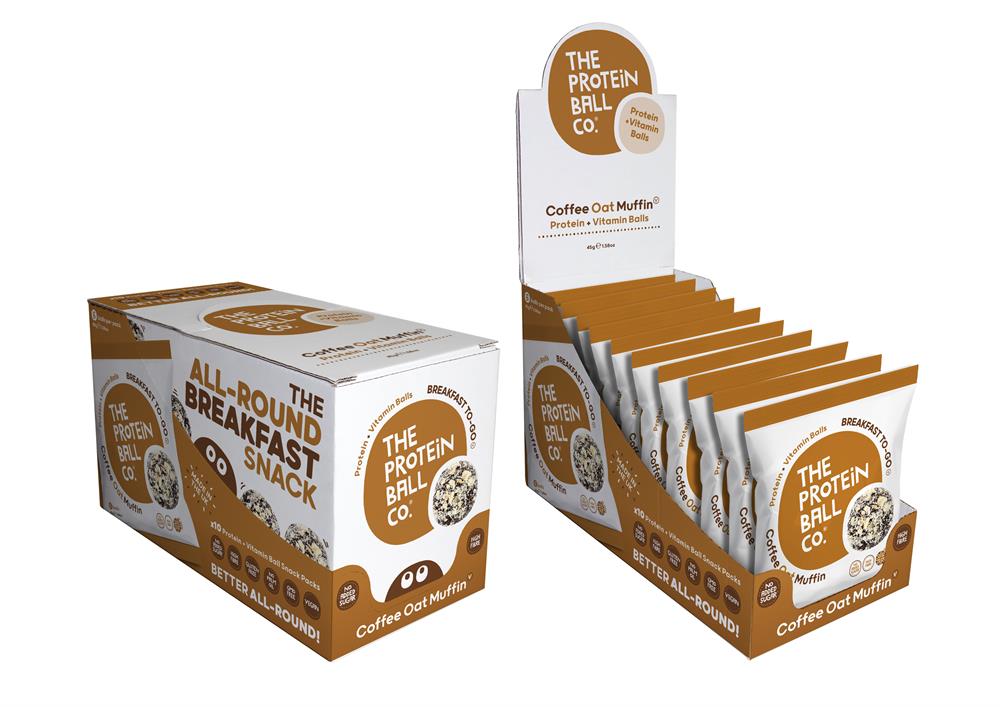 Coffee Oat Muffin Balls (Pack of 10)