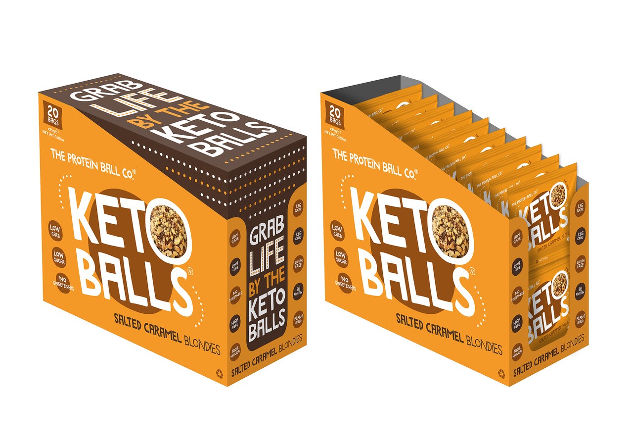Keto Salted Caramel Blondies (Pack of 20)