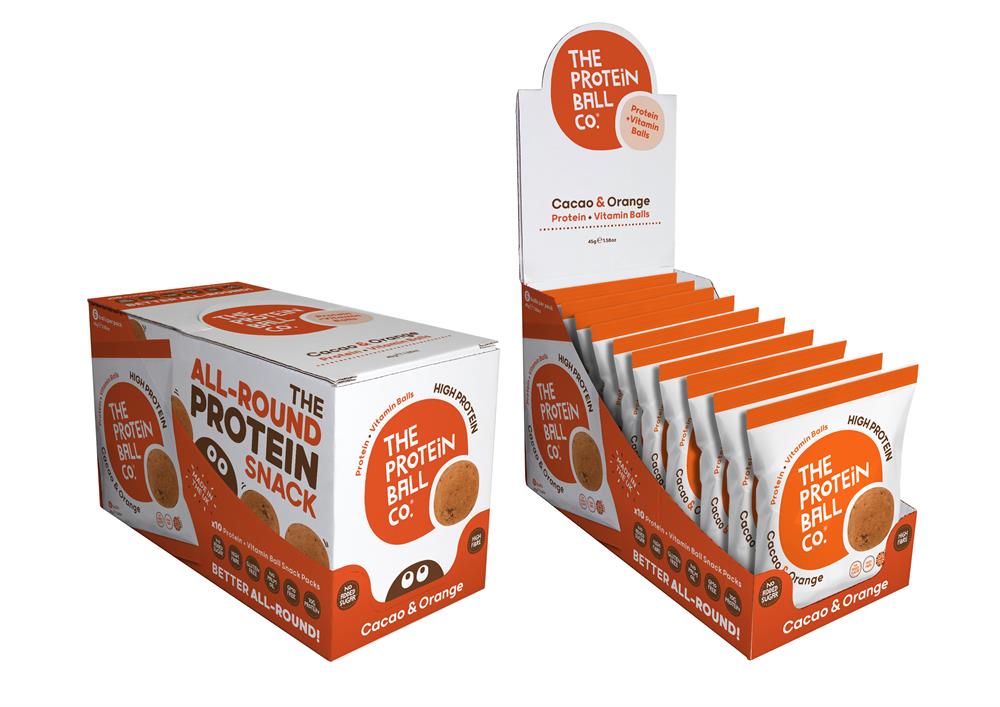 Cacao & Orange Protein Balls (Pack of 10)