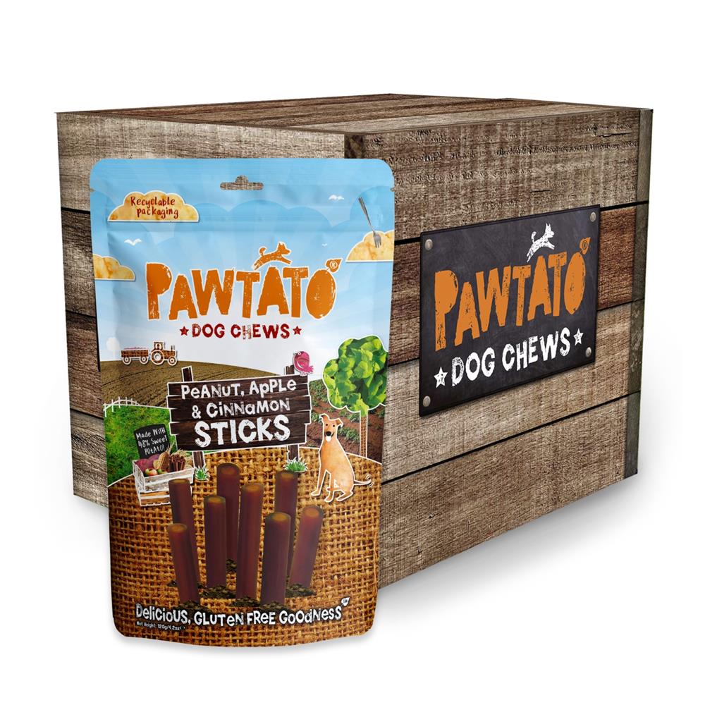 Pawtato Sticks w/Peanut Apple (Pack of 2)