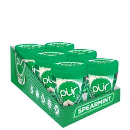 Pur Gum Spearmint 70g Shaker (Pack of 6)
