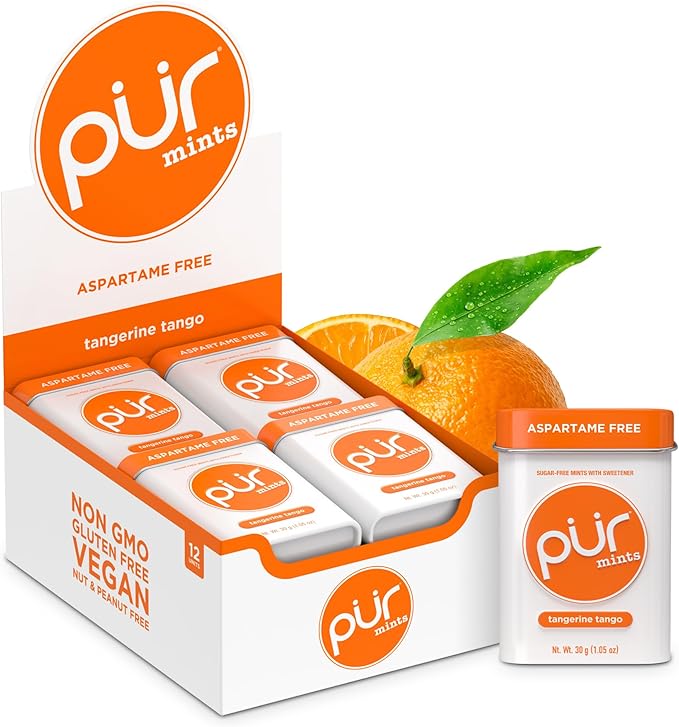Pur Mints Tangerine Tango Tin (Pack of 12)