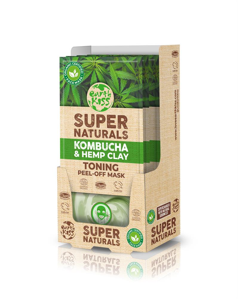 Kombucha and Hemp Clay Peel-Of (Pack of 4)