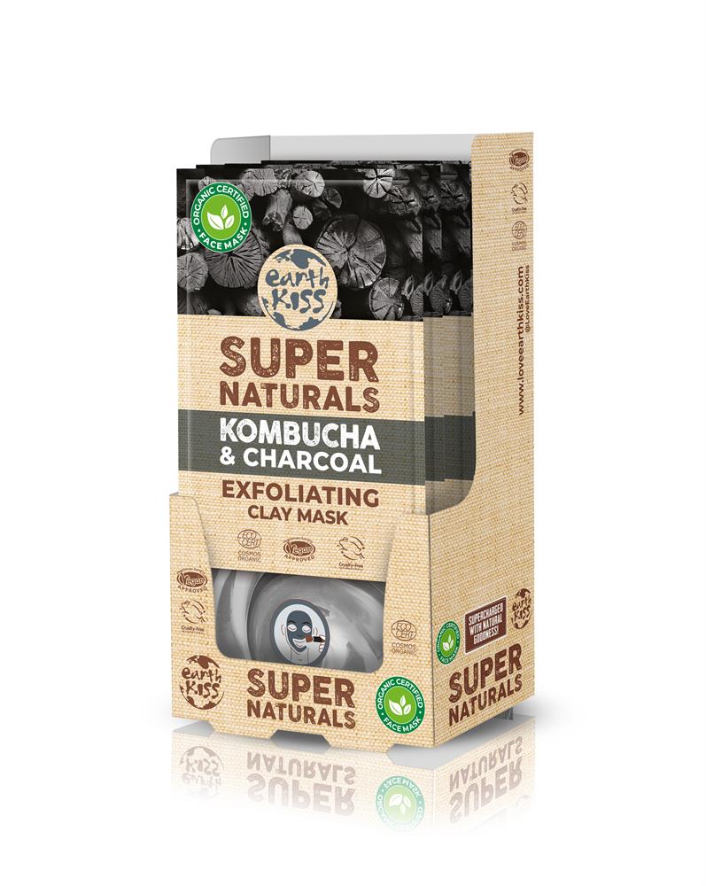 Kombucha and Charcoal Mask (Pack of 4)