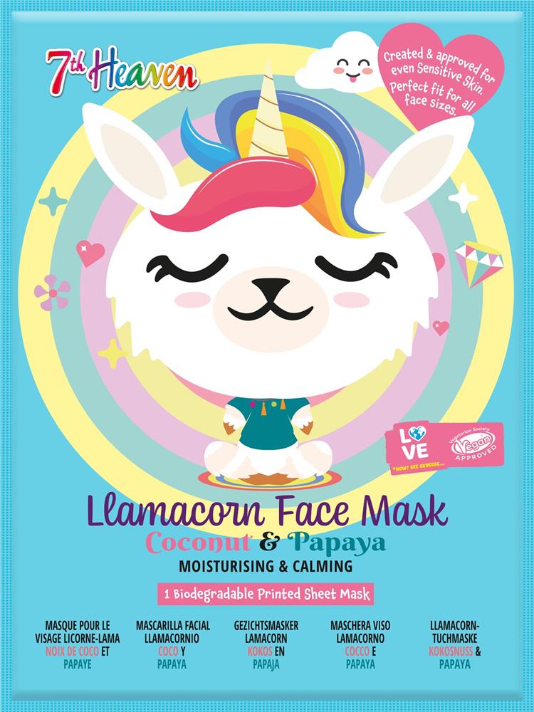 Llamacorn Animals Face Sheet Mask